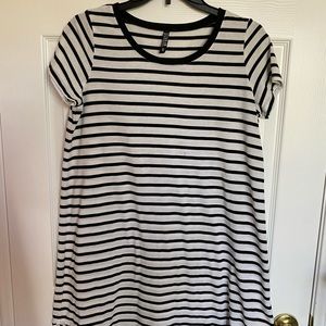 Striped T-Shirt Dress